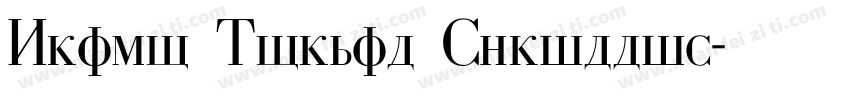 Bravo Normal Cyrillic字体转换